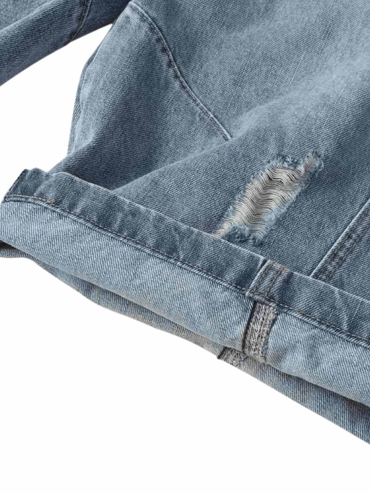 Shorts Ripped Deconstructed Split Barrel