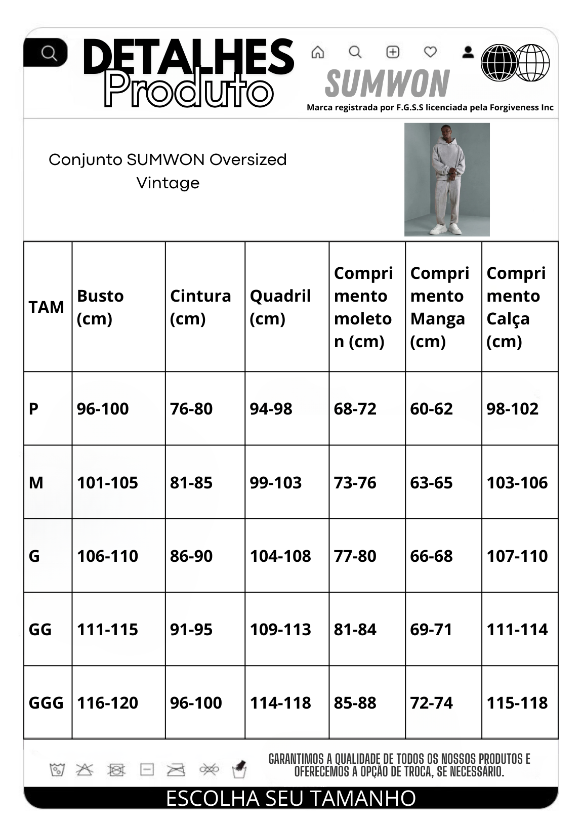 Conjunto Oversized Vintage