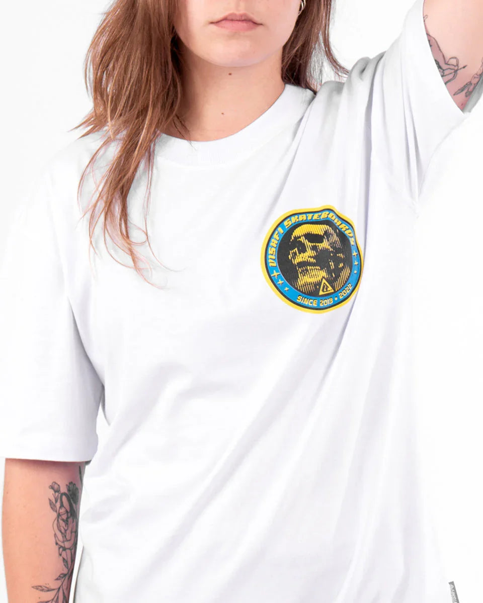 Camiseta Skull Est Branca