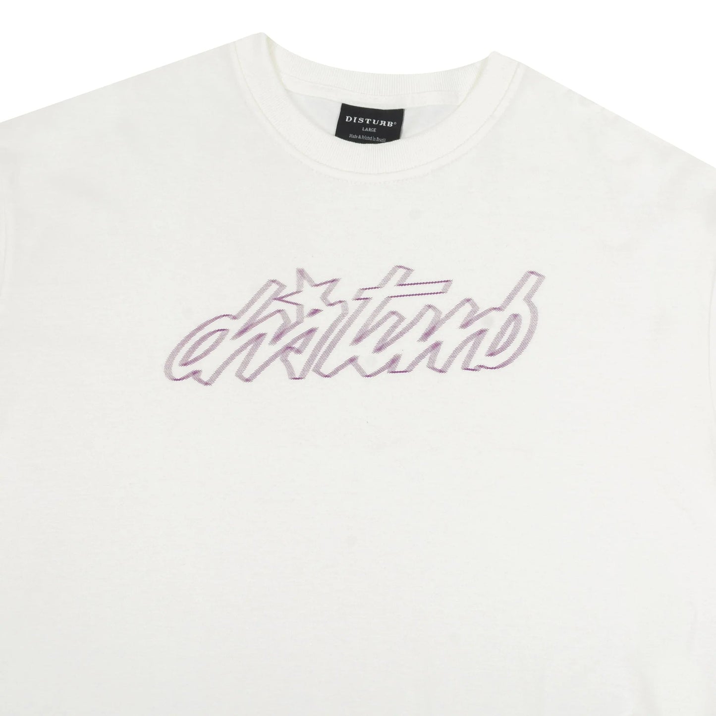 Cursive T-Shirt In Off-white