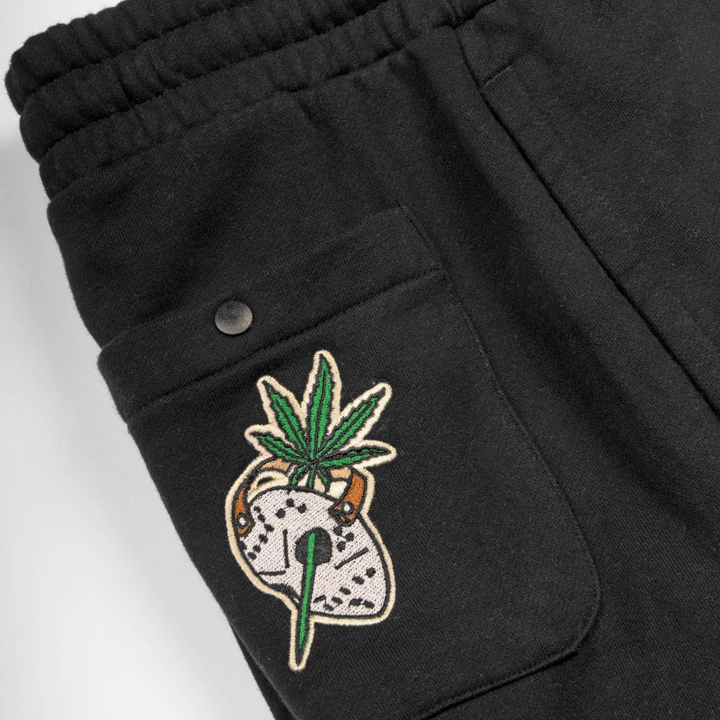 Chaos Embroidered Fleece Pant
