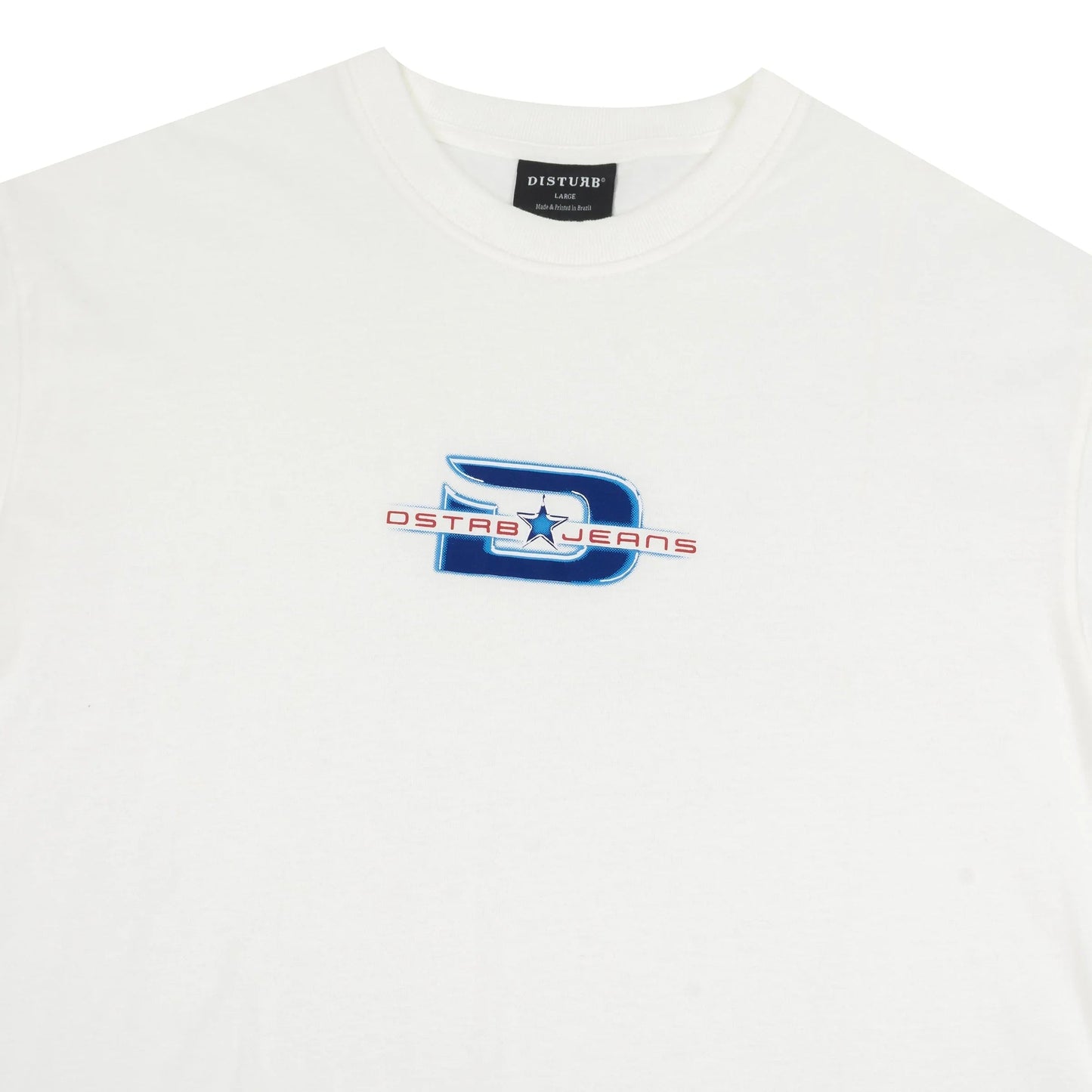 DSTRB Jeans T-Shirt in Off-white