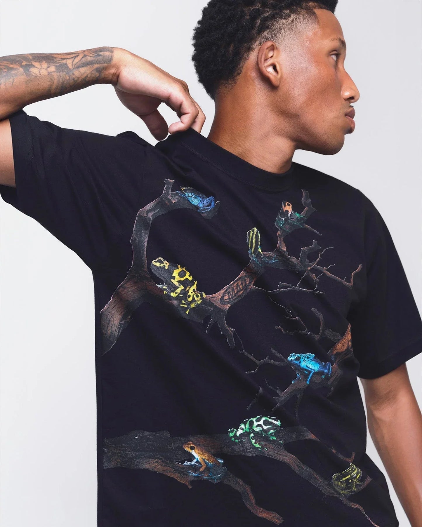 CAMISETA ANFIBIOS PRETA