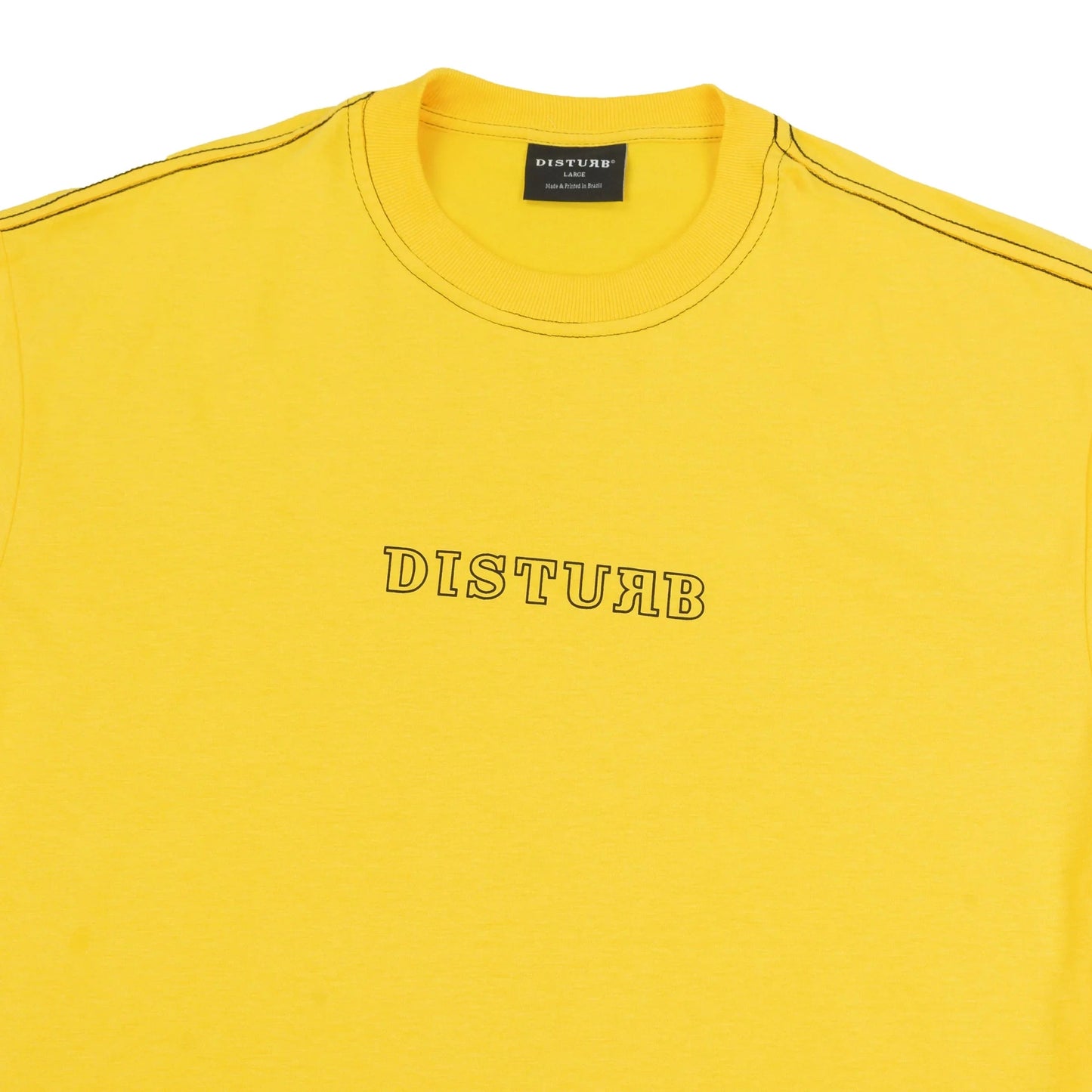 Outline Logo T-Shirt In Yellow