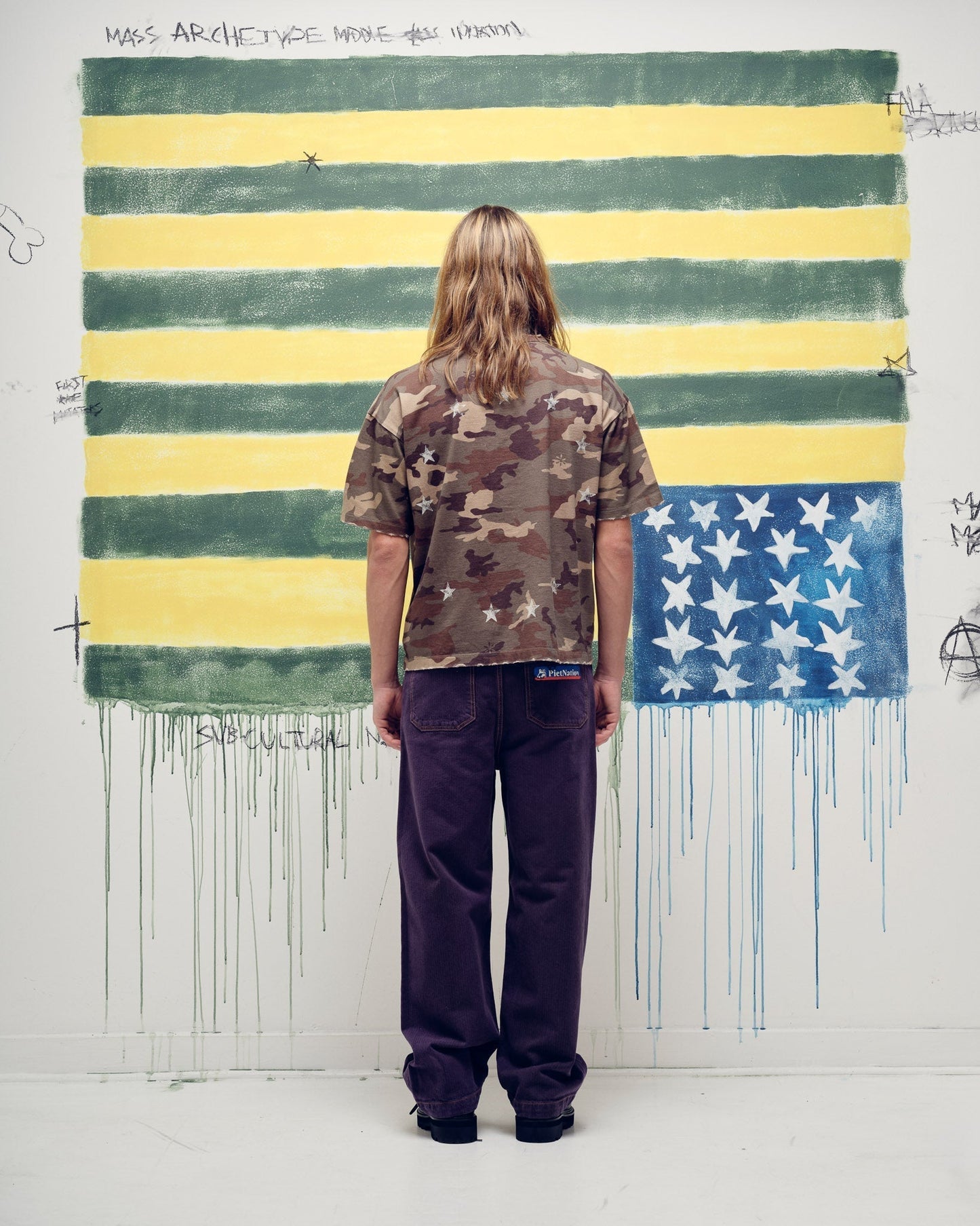 Camiseta PIET Camo Relaxed