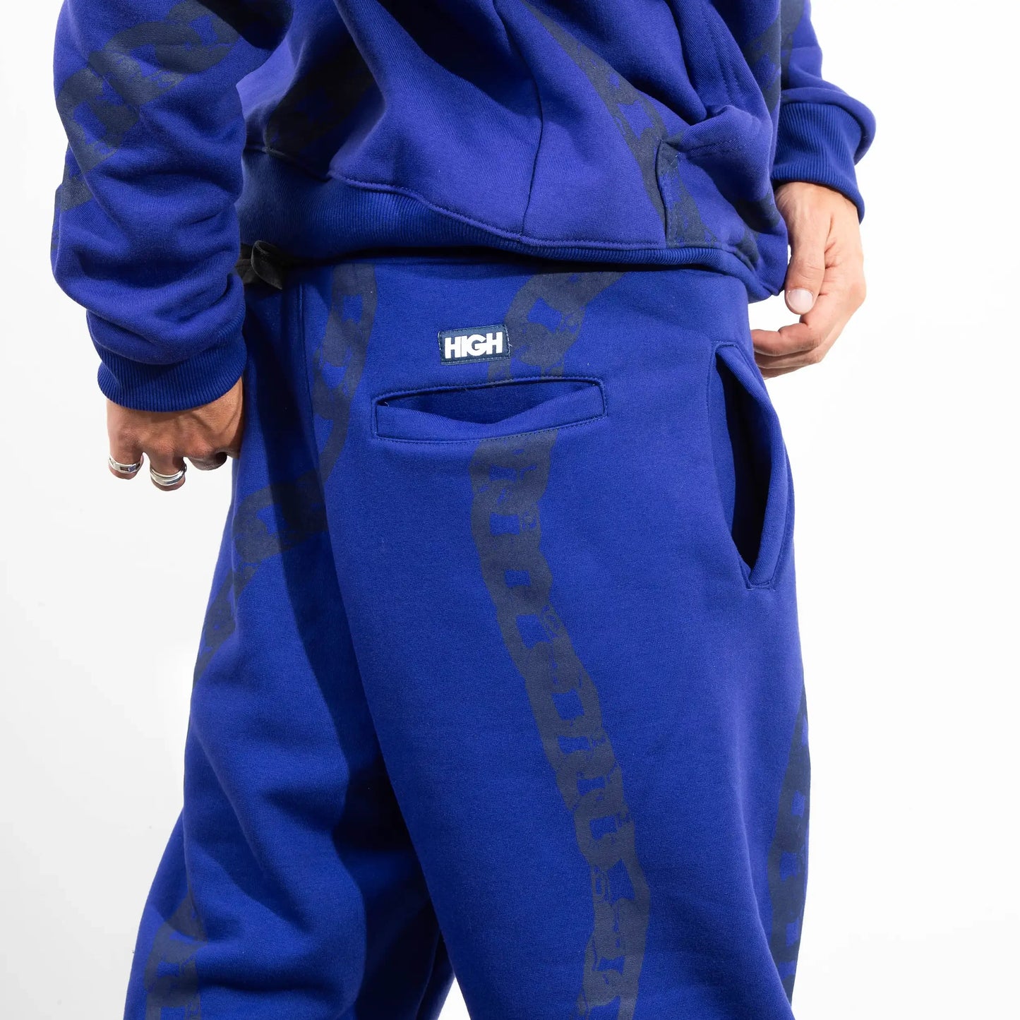 Sweatpants Chain Blue