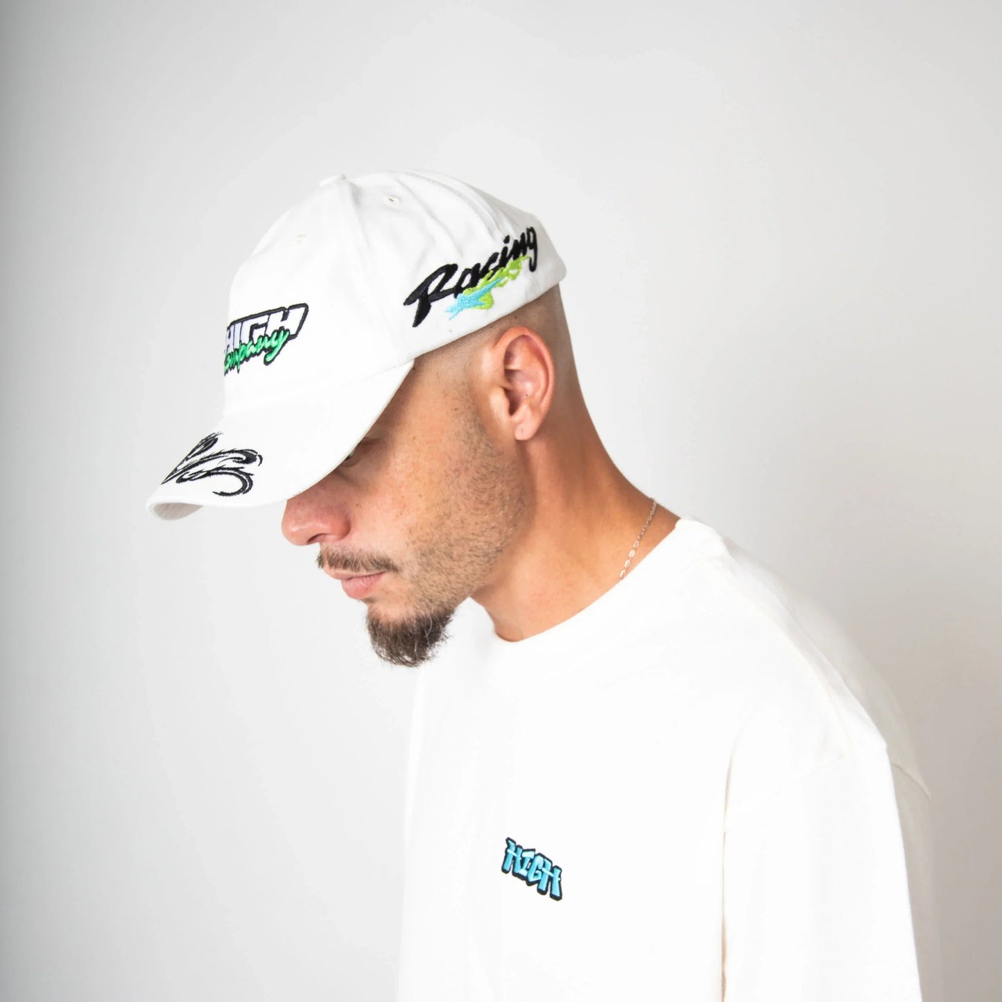 Polo Hat Dragon White
