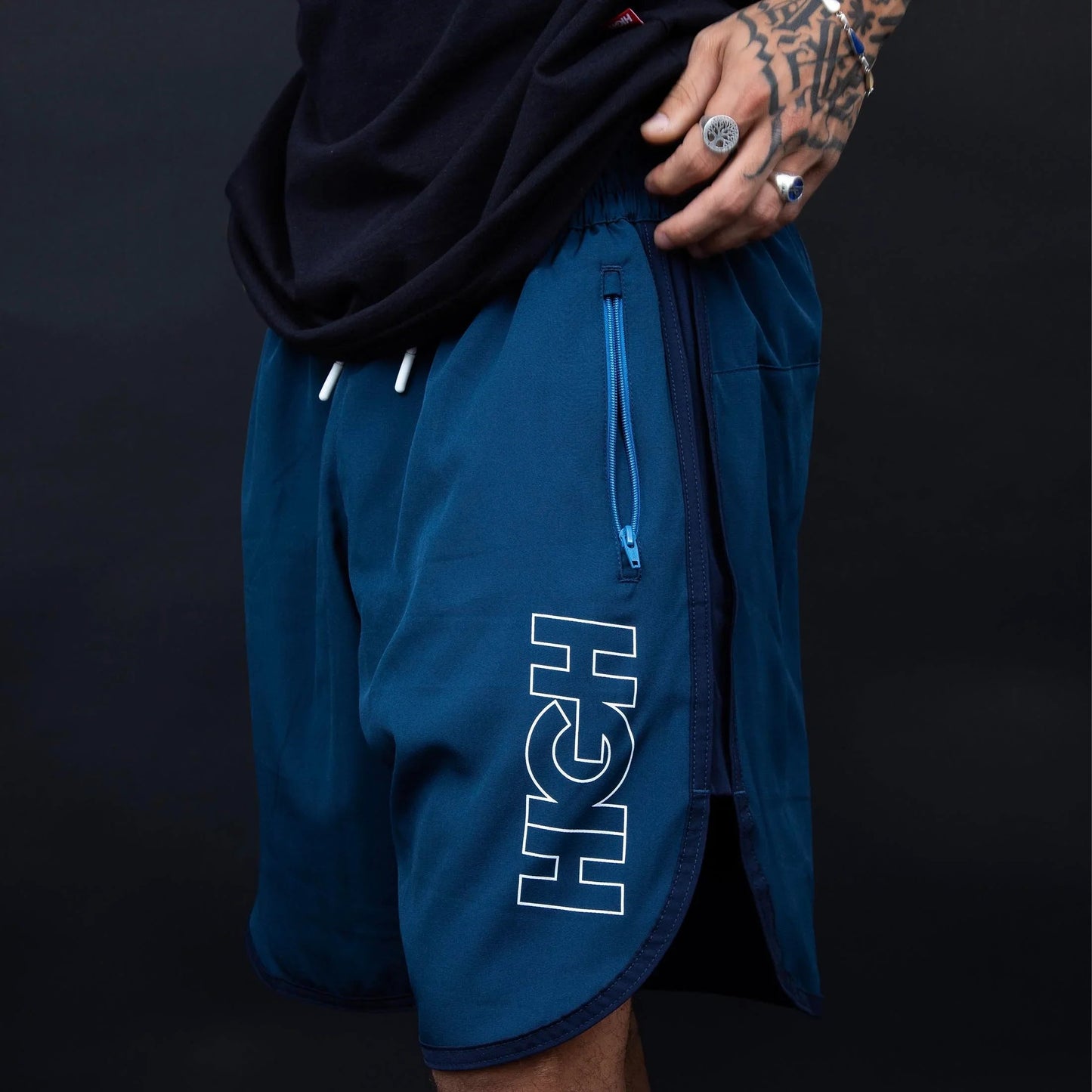 Shorts Athletic Oil Blue