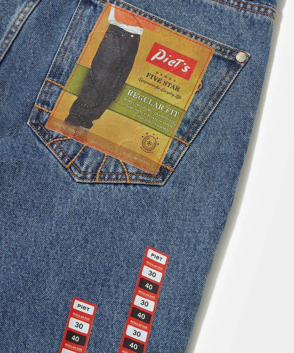 Brand New Pants Washed Denin