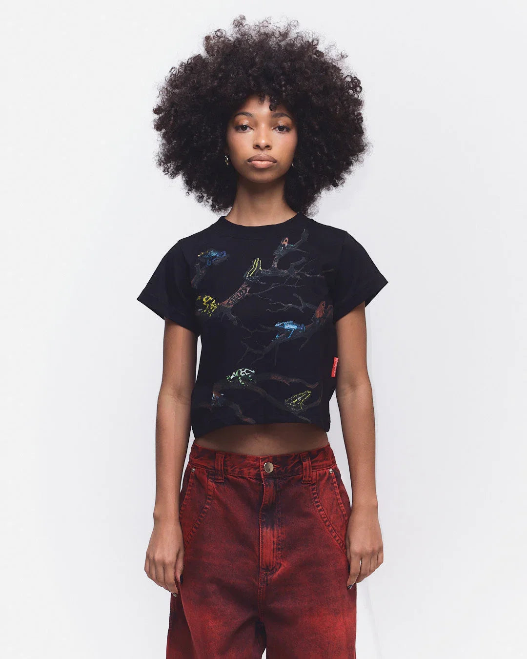 BABY TEE ANFIBIOS PRETA