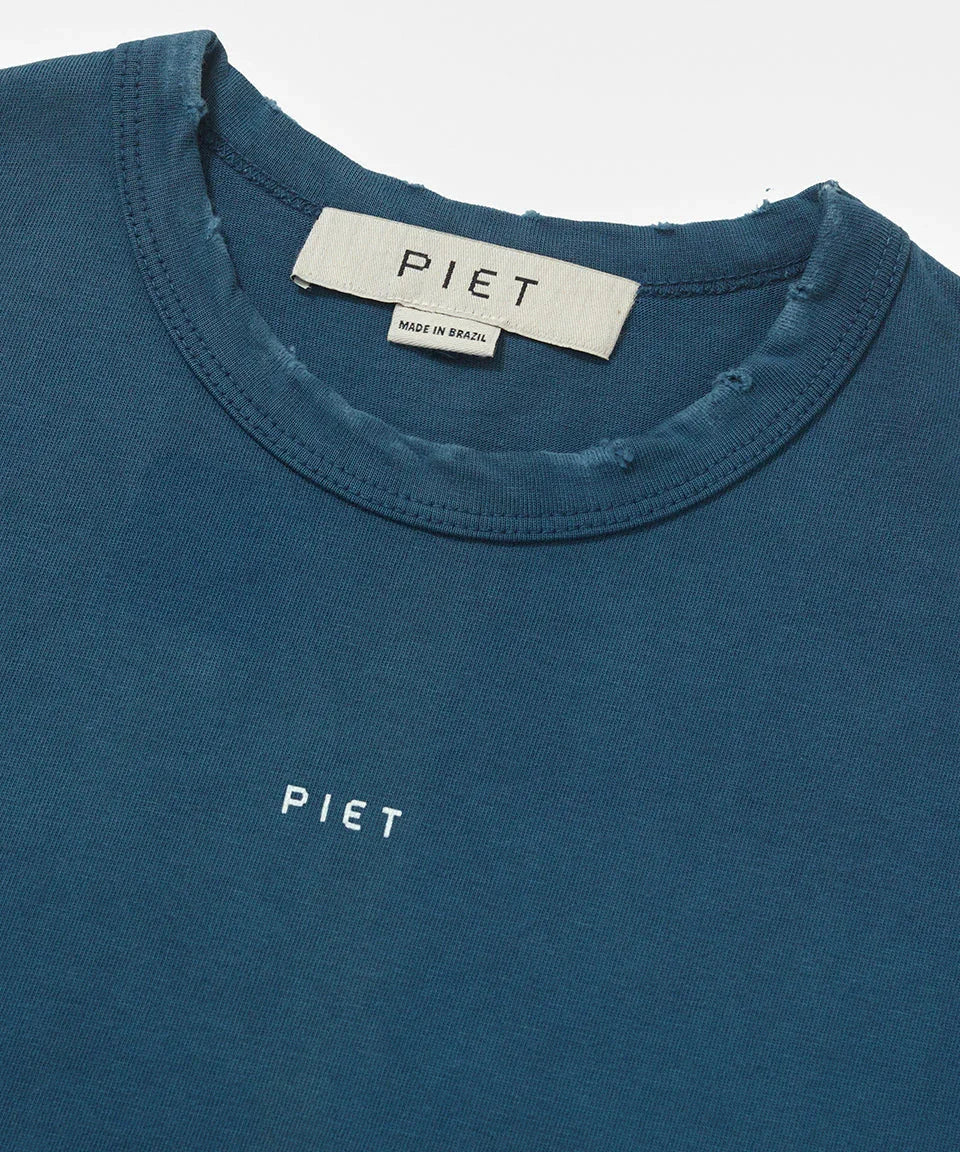 Logo T-shirt Vintage Navy Blue