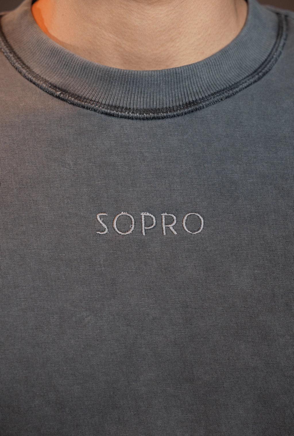 Camiseta Over Cinza Estonado