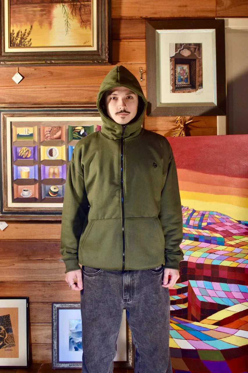 Casaco Moletom Sometimes Verde