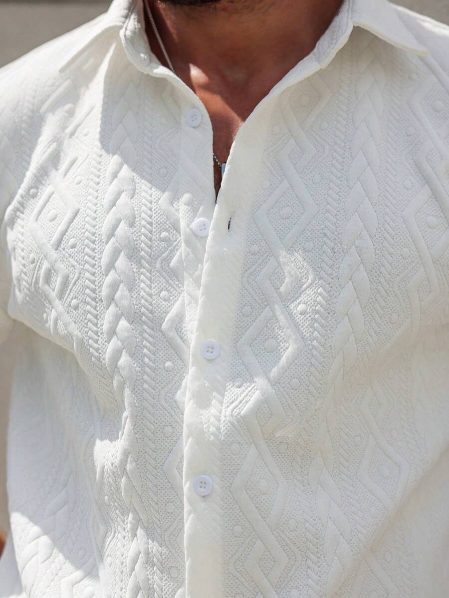 Conjunto CasualCool Conjunto de Camisa e Shorts Casuais de Verão