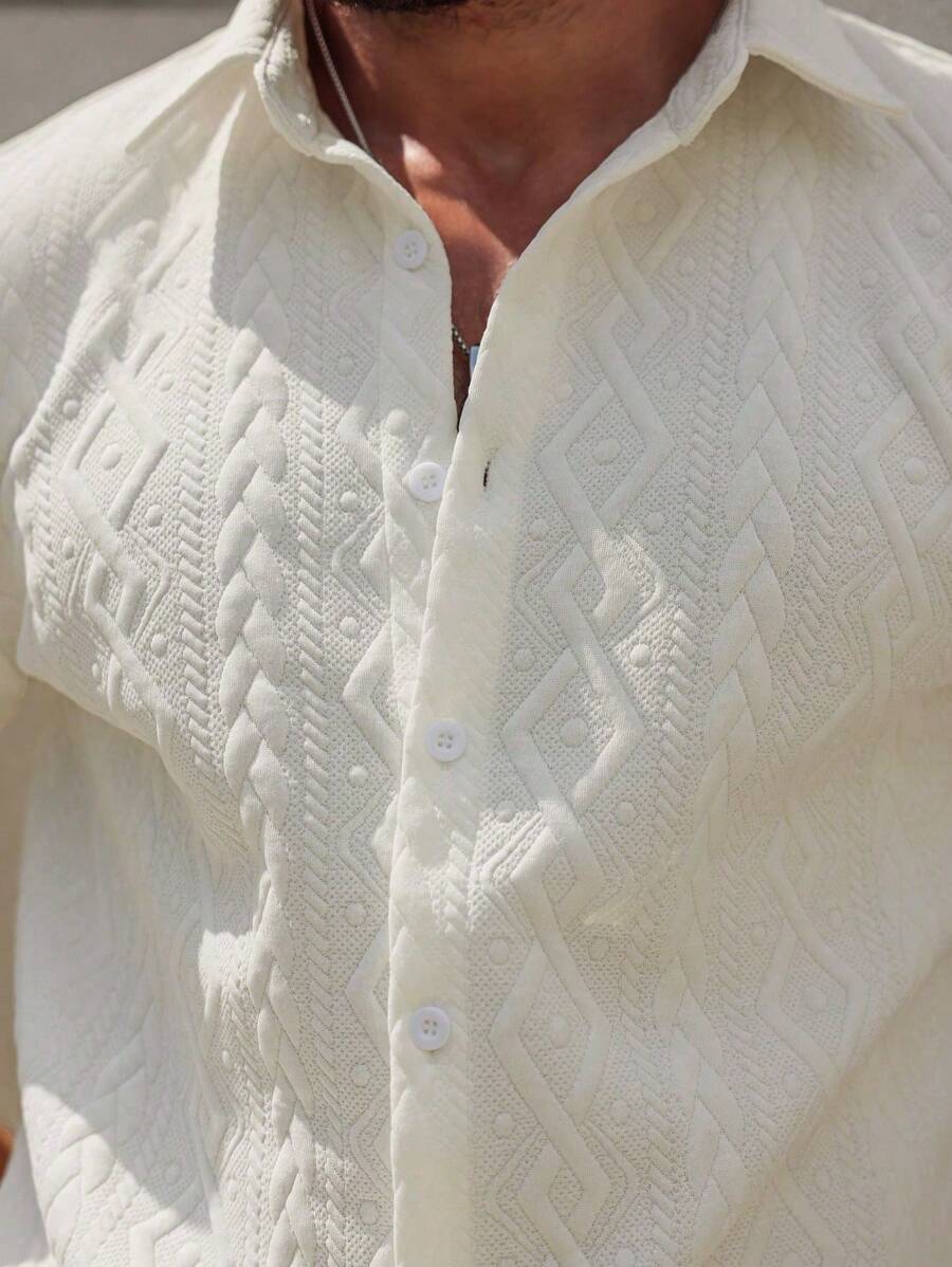 Conjunto CasualCool Conjunto de Camisa e Shorts Casuais de Verão