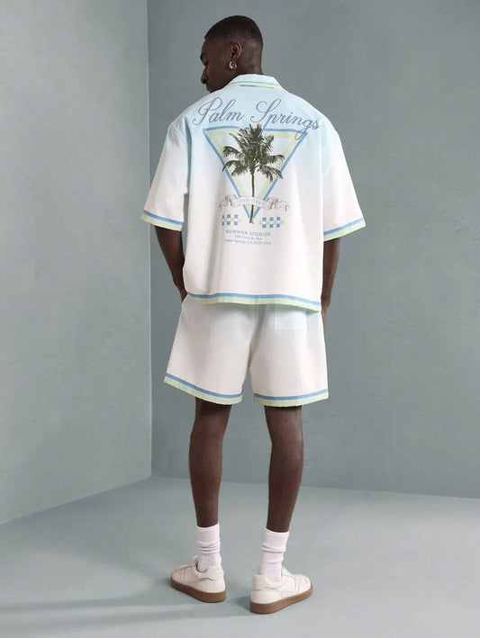 Conjunto Coordenado Resort Verão Palm Springs