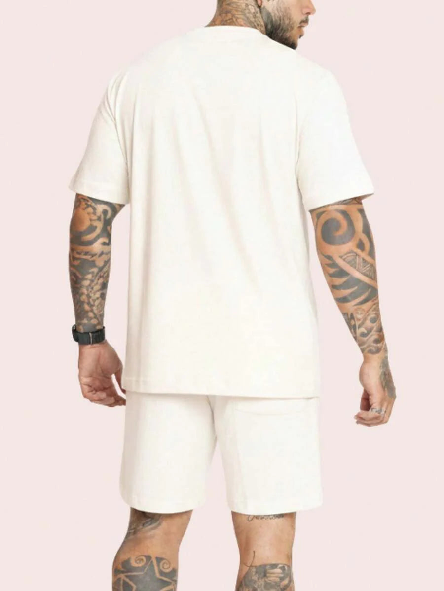 Kit Conjunto camiseta short moletinho algodão style estiloso gringa blogueiro fim de ano natal promoçao