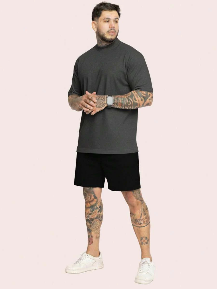 Kit Conjunto camiseta short moletinho algodão style estiloso gringa blogueiro fim de ano natal promoçao