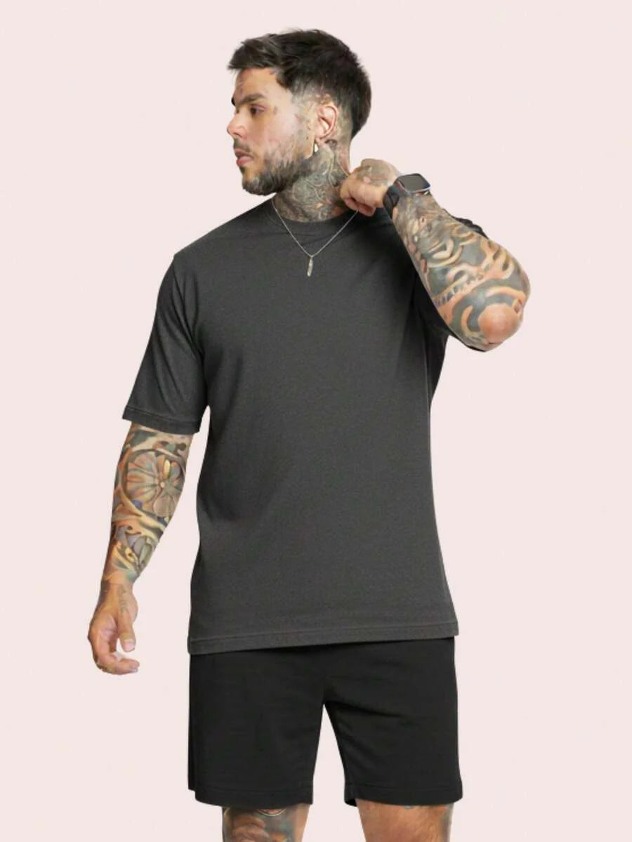 Kit Conjunto camiseta short moletinho algodão style estiloso gringa blogueiro fim de ano natal promoçao