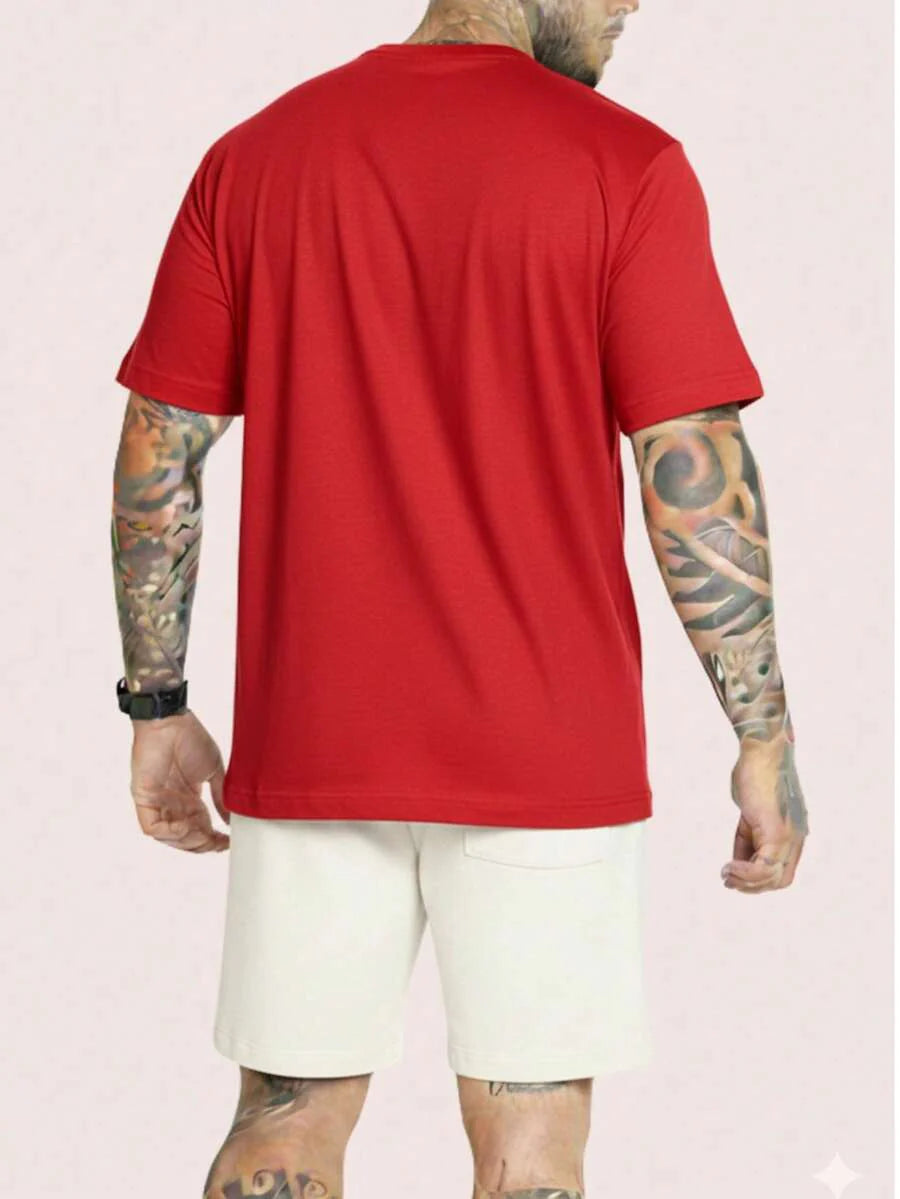 Kit Conjunto camiseta short moletinho algodão style estiloso gringa blogueiro fim de ano natal promoçao