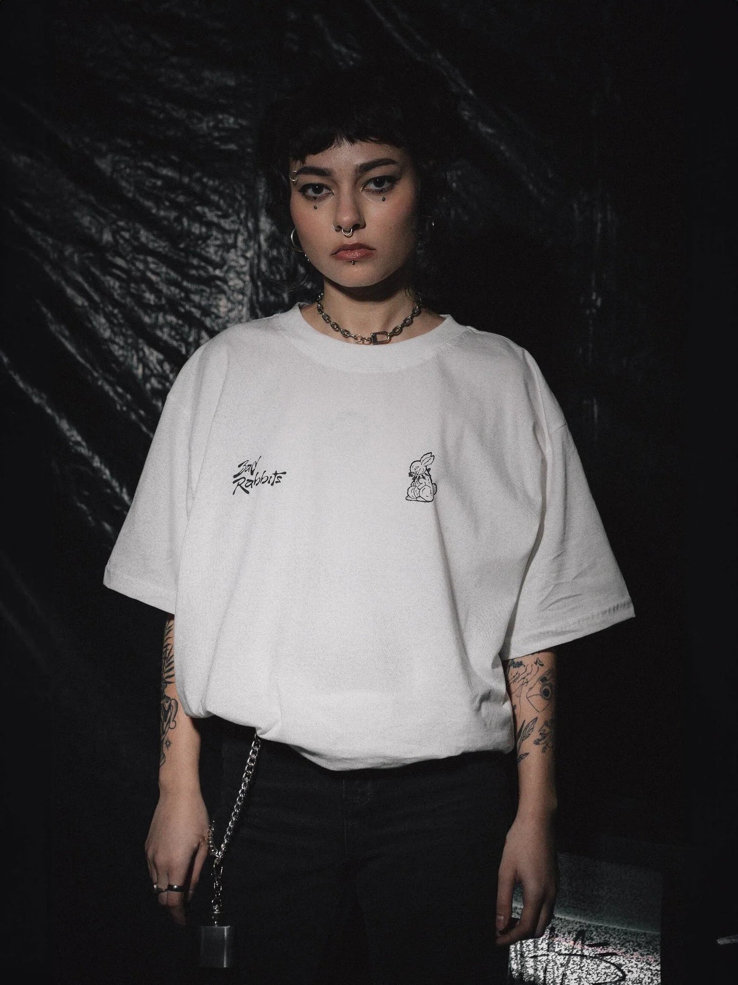 Camiseta Bad Rabbits Off White