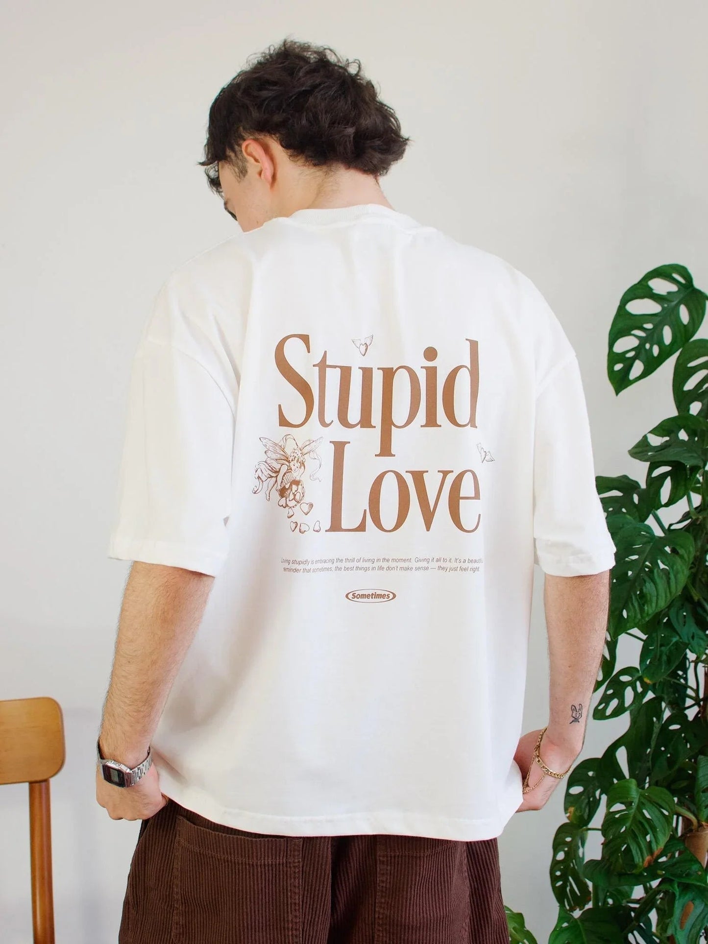 Camiseta Boxy Stupid Love
