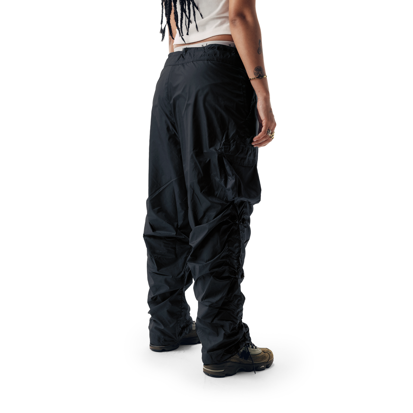 TRACKSUIT PANTS HANDLE 4SUF BLACK