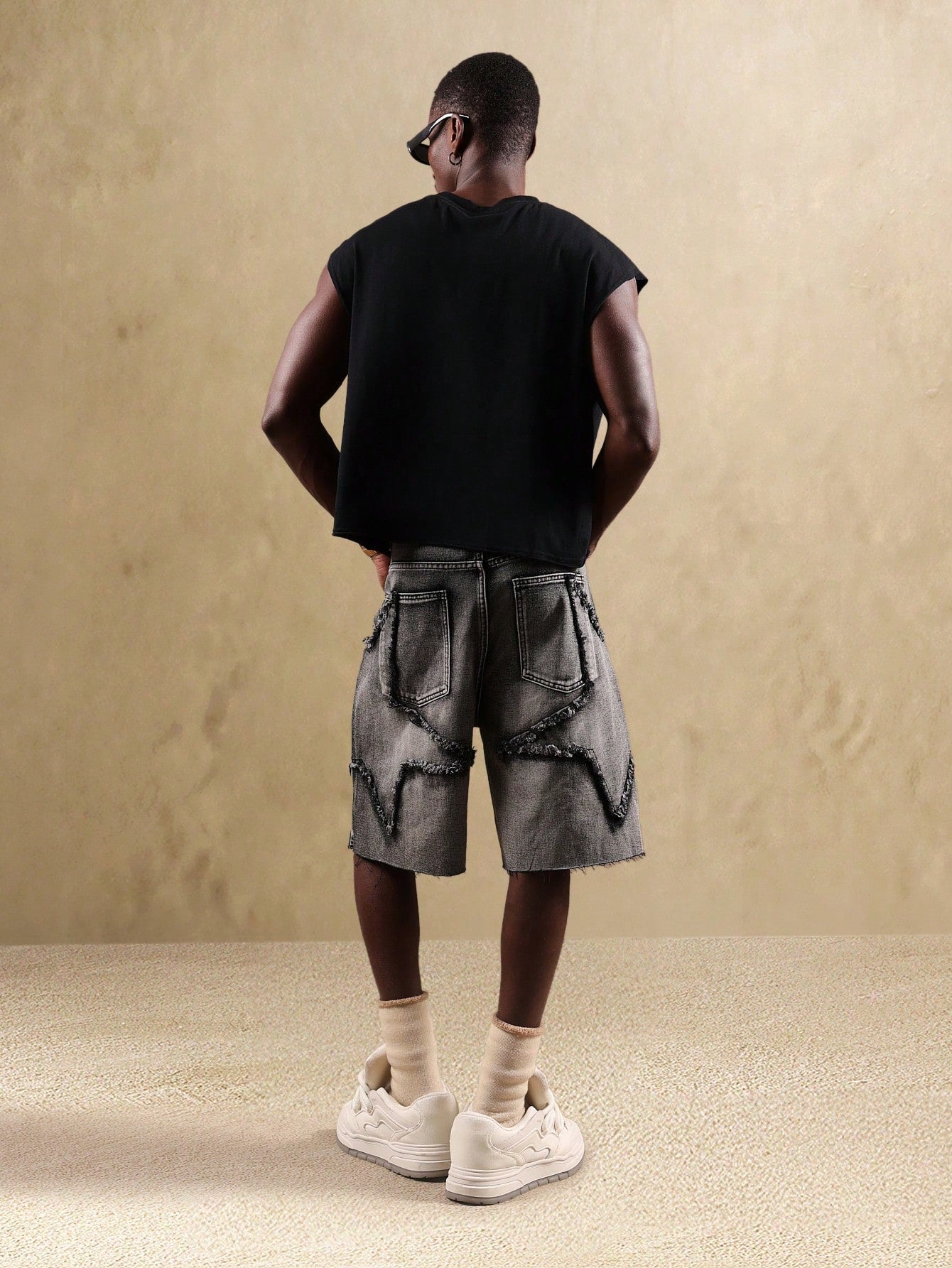 Shorts Cargo Denim Desgastados Star