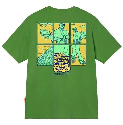 CAMISETA RETRATOS VERDE "WORLD CUP 2022"