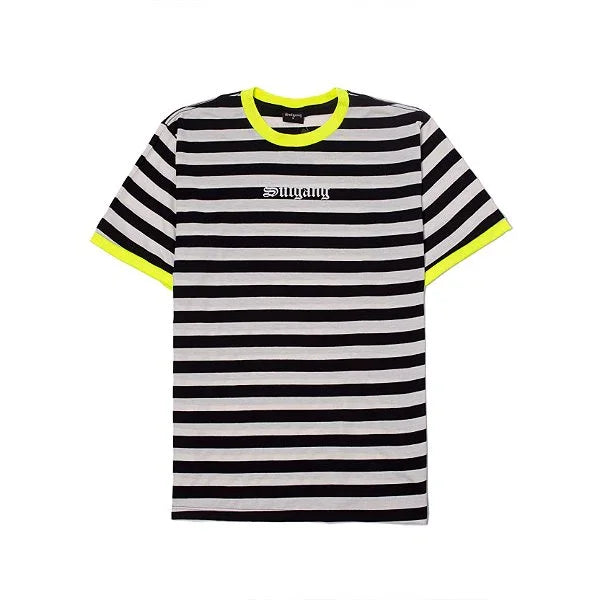 SUFGANG - Camiseta Striped 3m "Preto/Branco"