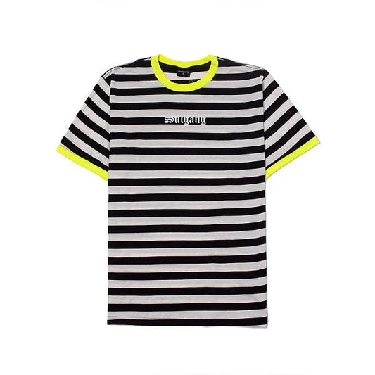 SUFGANG - Camiseta Striped 3m "Preto/Branco"