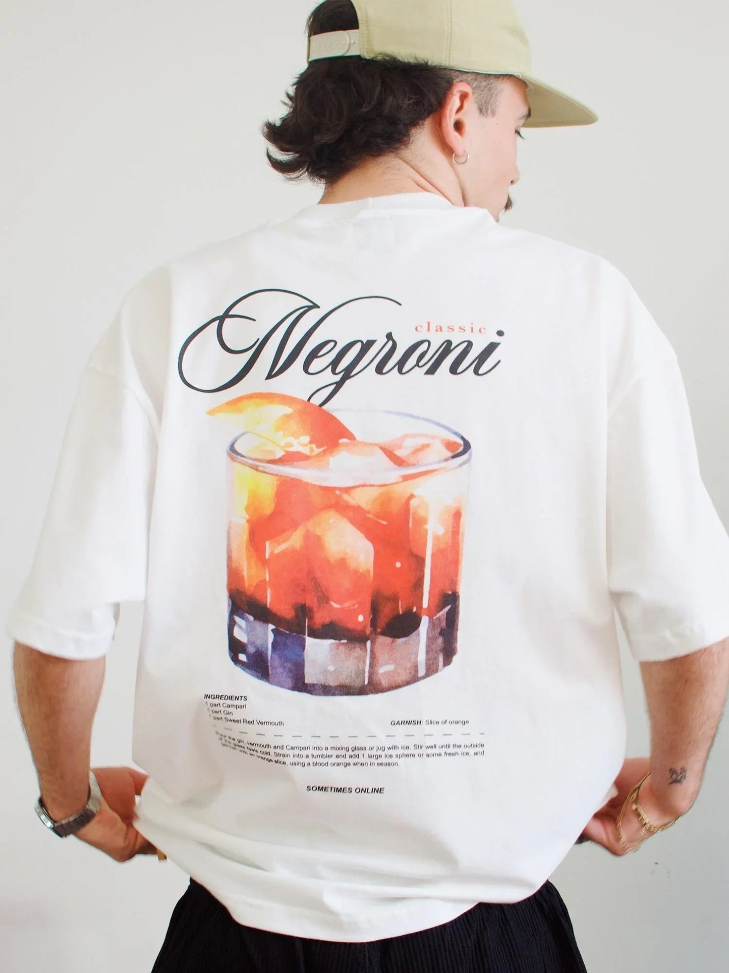Camiseta Boxy Negroni