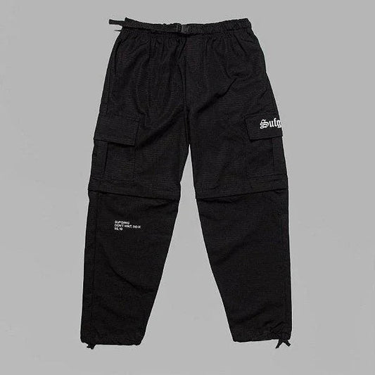 Calça Cargo Convertible Preta