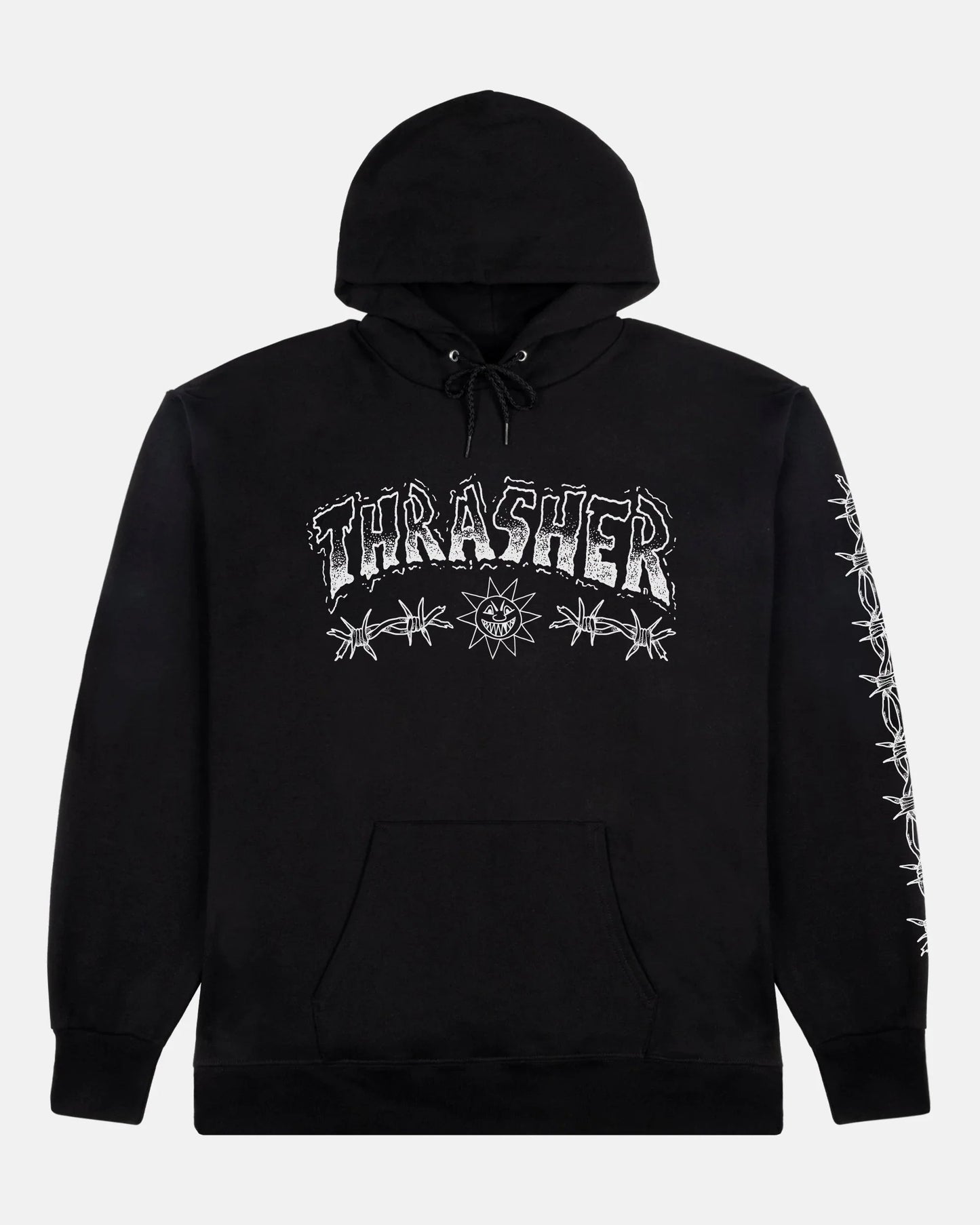 BARBED WIRE - HOODIE - BLACK