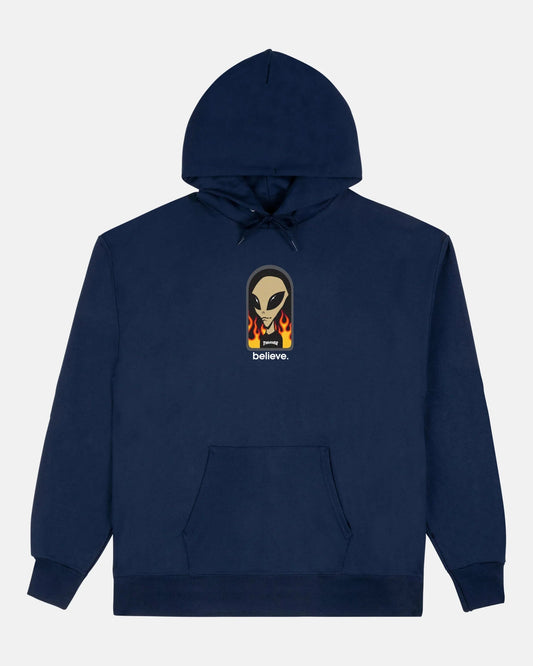 BELIEVE - HOODIE - NAVY