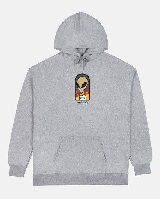BELIEVE - HOODIE - GREY