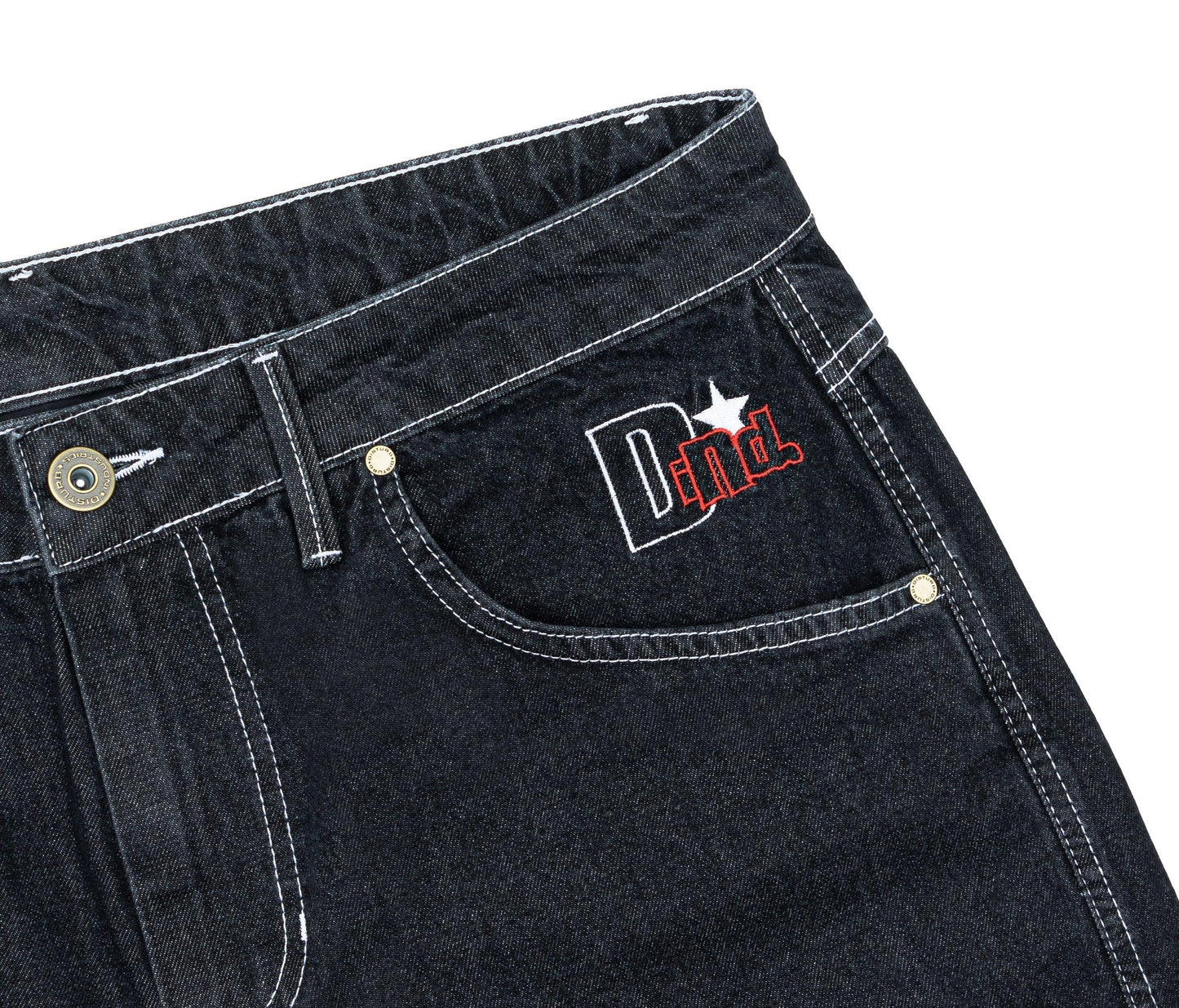 Bootleggaz Denim Shorts In Black