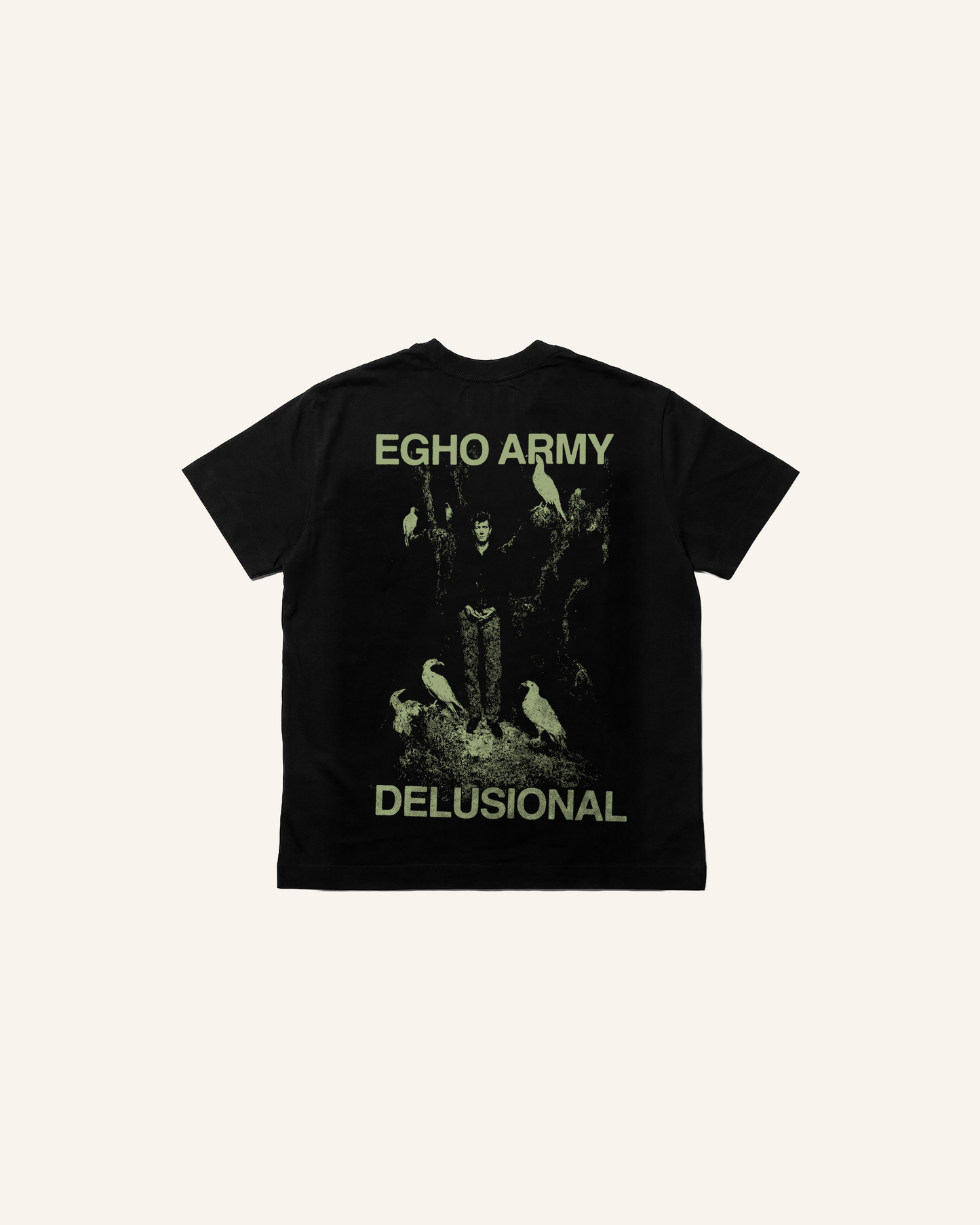 DELUSIONAL REGULAR TEE  - BLACK