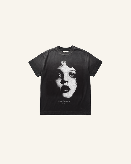 ELIZABETH REGULAR TEE - FADED BLACK
