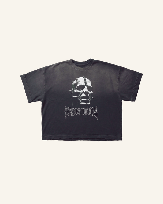 TORMENT OVERBOXY TEE - FADED BLACK