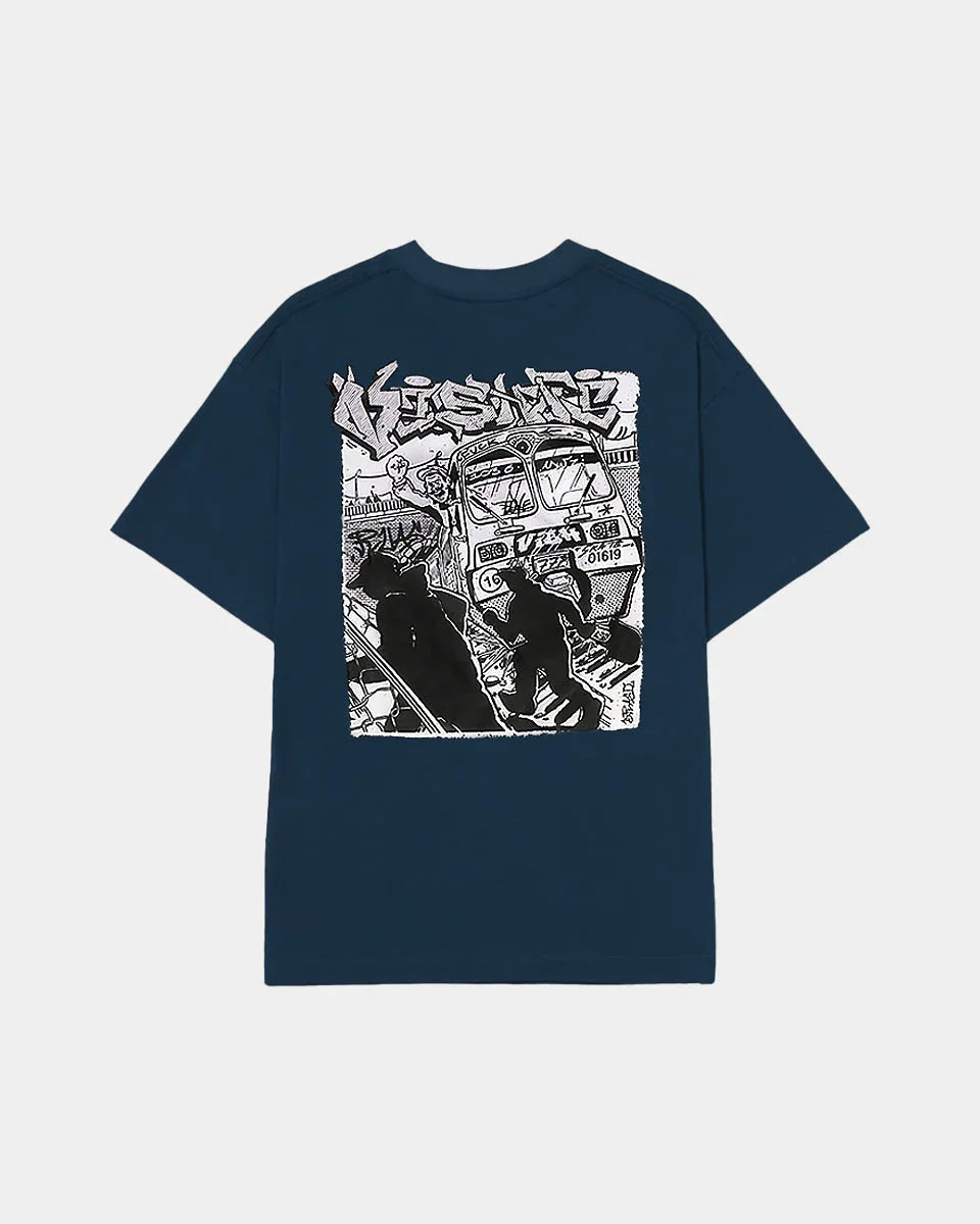 Camiseta Train Azul Petróleo