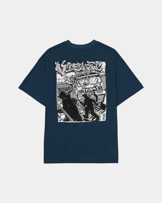 Camiseta Train Azul Petróleo