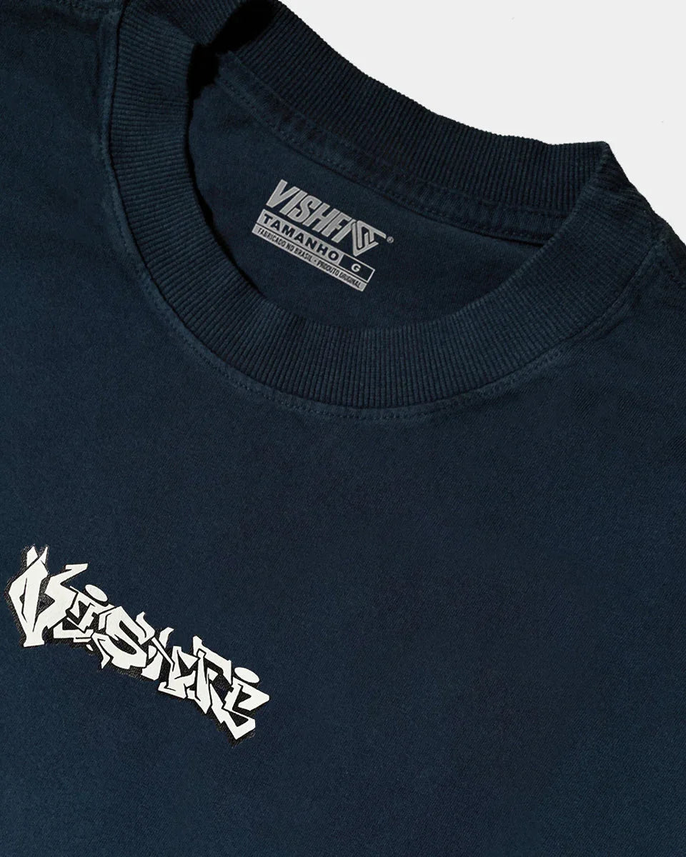 Camiseta Train Azul Petróleo