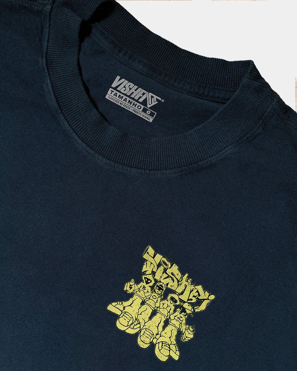 Camiseta VishBoyz Azul Petróleo