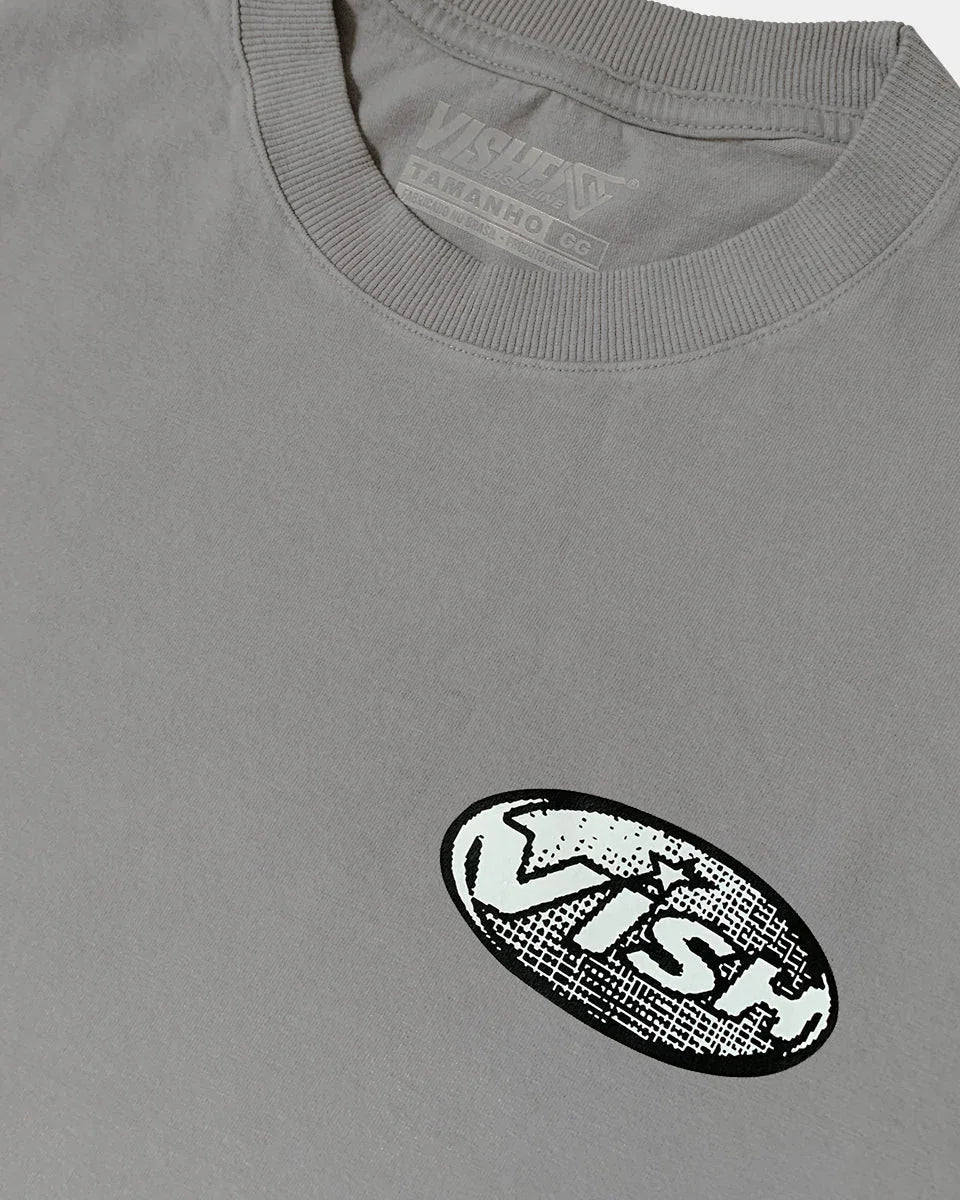 Camiseta Balaclava Cinza Espacial