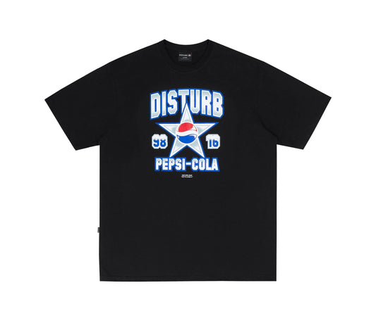 Cola Star Tee in Black