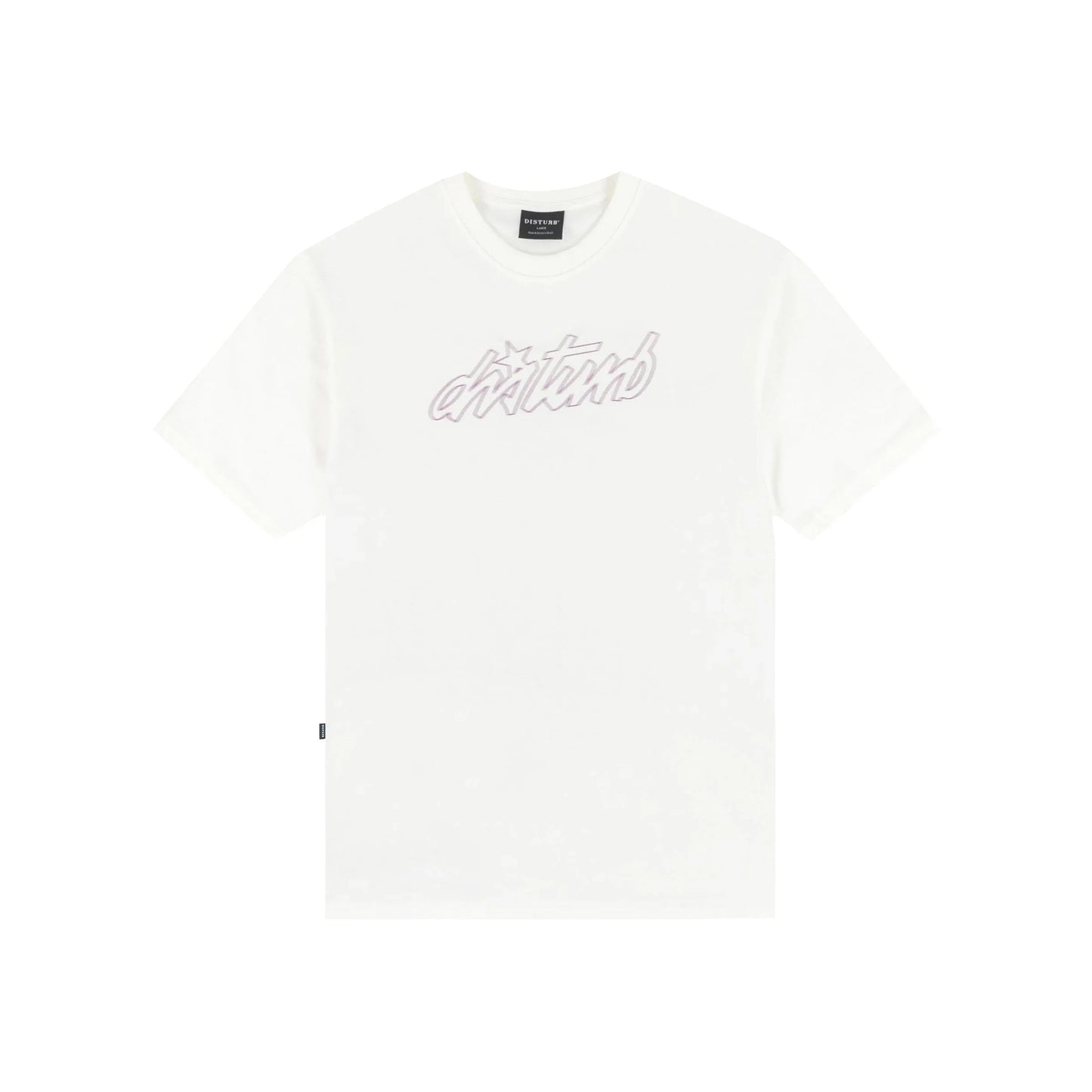 Cursive T-Shirt In Off-white