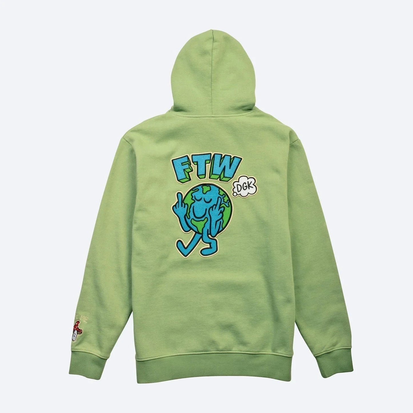 Chaos Embroidered Hooded Fleece