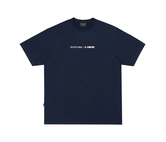 Disturb x Pepsi Tee in Navy