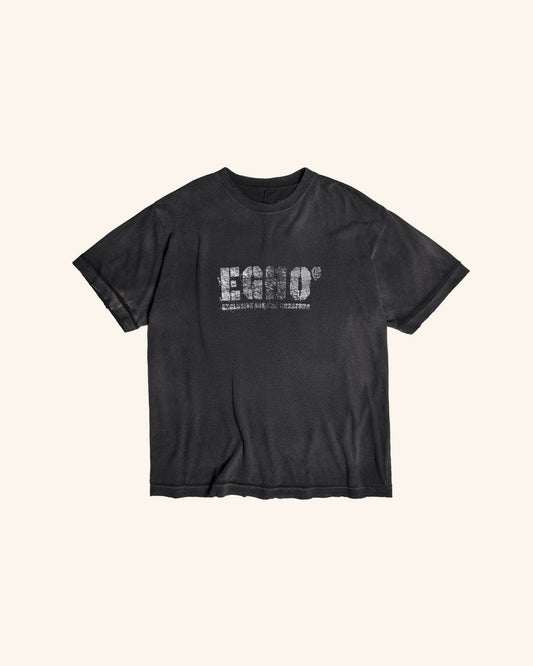 EXCLUSIVE REGULAR GAZE TEE - FADED BLACK